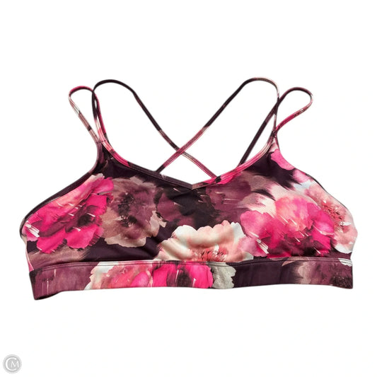 Athletic Bra By Old Navy In Floral Print, Size: Xl