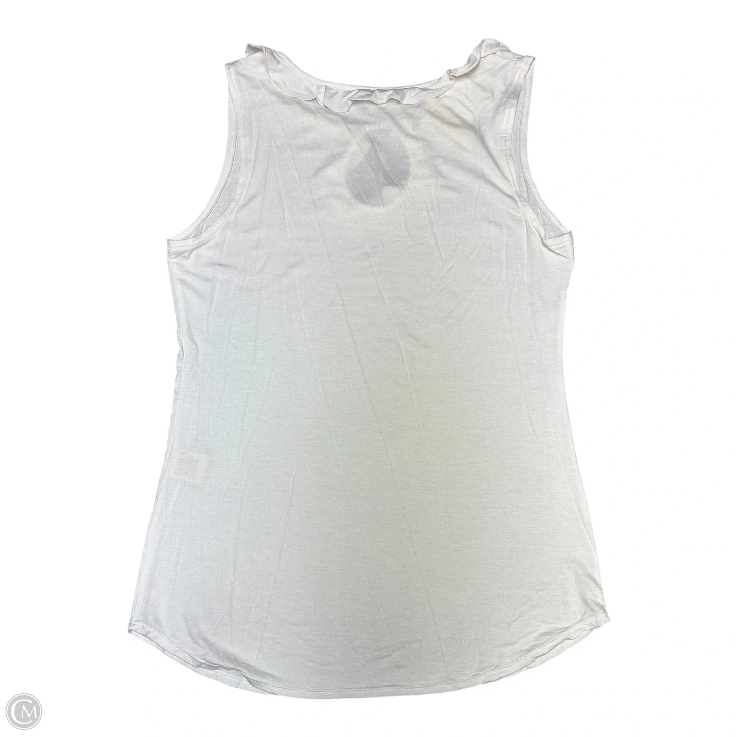 Top Sleeveless Basic By Max Studio In Cream, Size: M