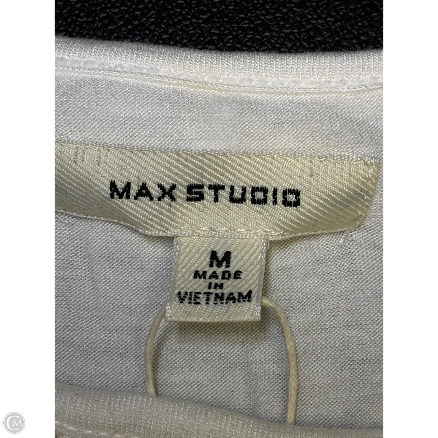 Top Sleeveless Basic By Max Studio In Cream, Size: M