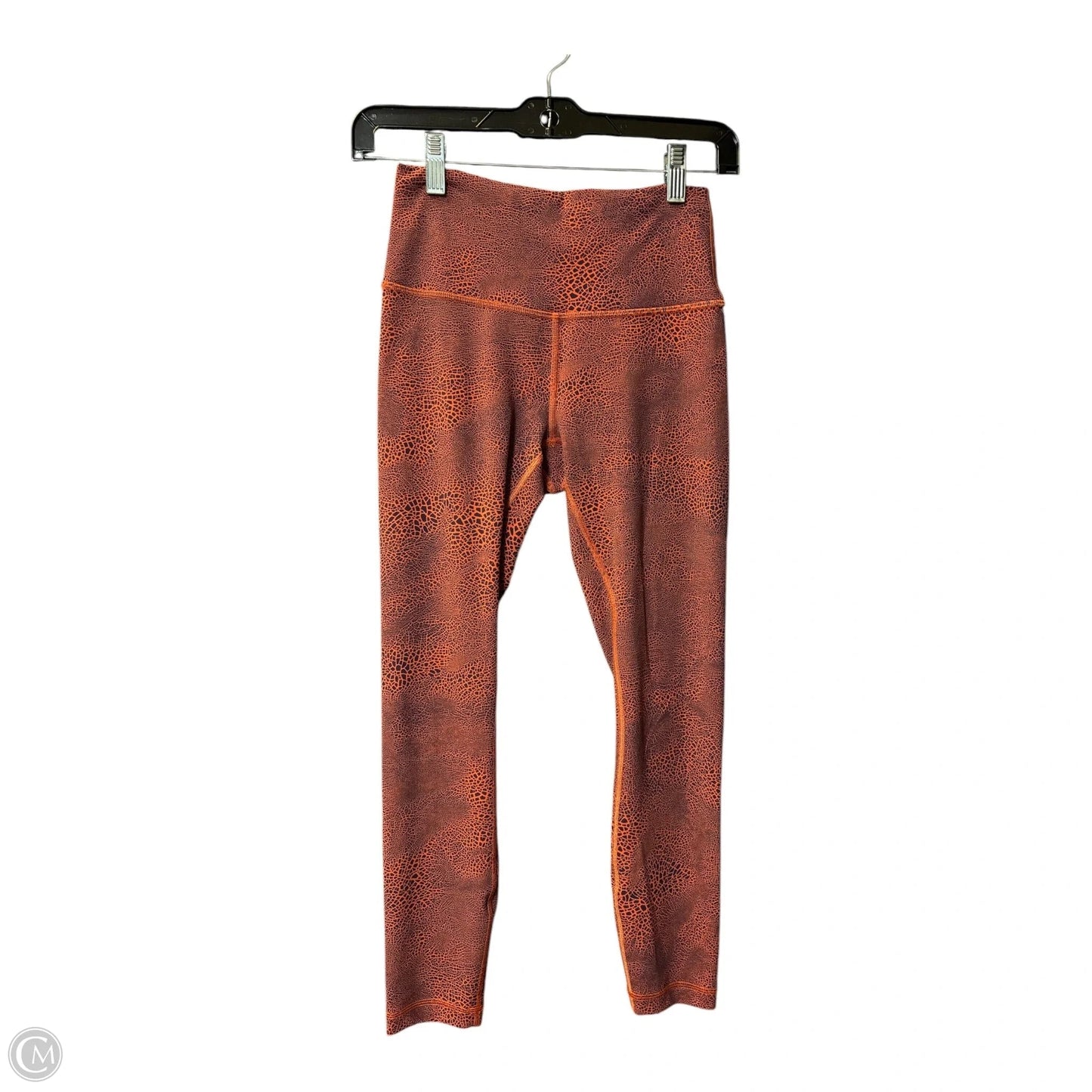 Athletic Leggings By Lululemon In Orange, Size: 6