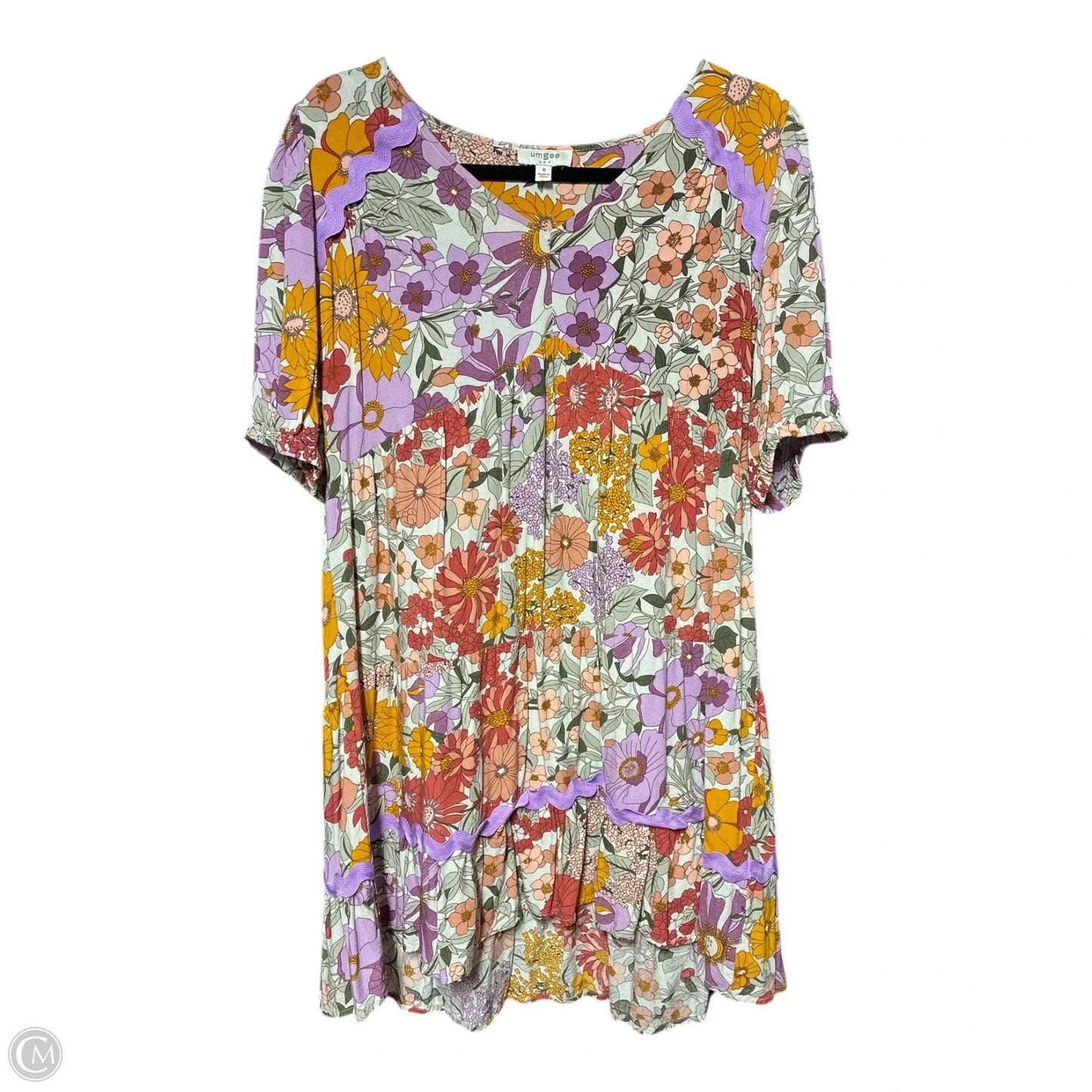 Dress Casual Short By Umgee In Floral Print, Size: M