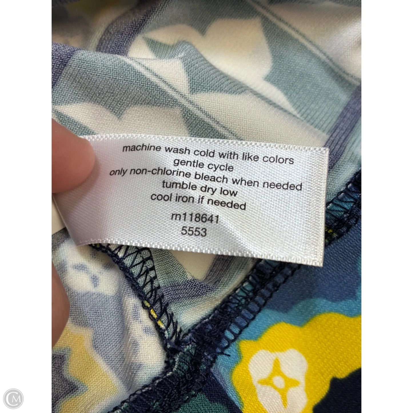 Dress Casual Maxi By Lane Bryant In Blue & Yellow, Size: 3x
