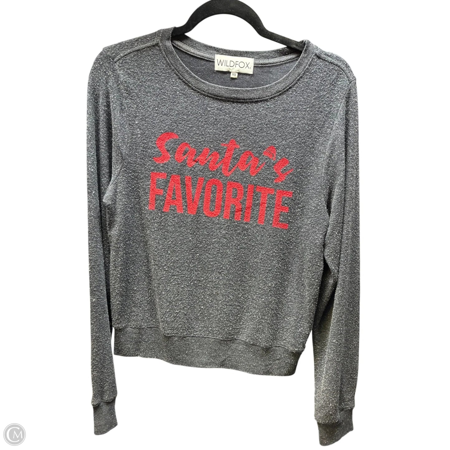 Top Long Sleeve By Wildfox In Grey, Size: Xs