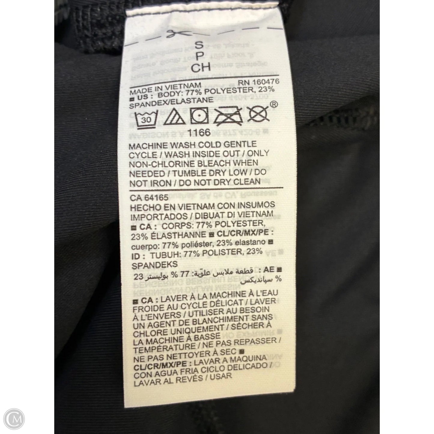 Athletic Capris By Old Navy In Black, Size: S