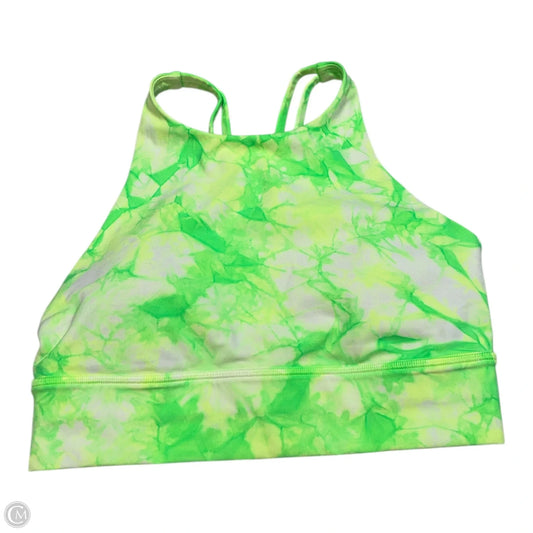 Athletic Bra By Lululemon In Green, Size: S