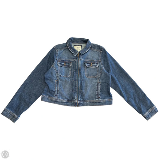 Jacket Denim By Sonoma In Blue Denim, Size: Xl