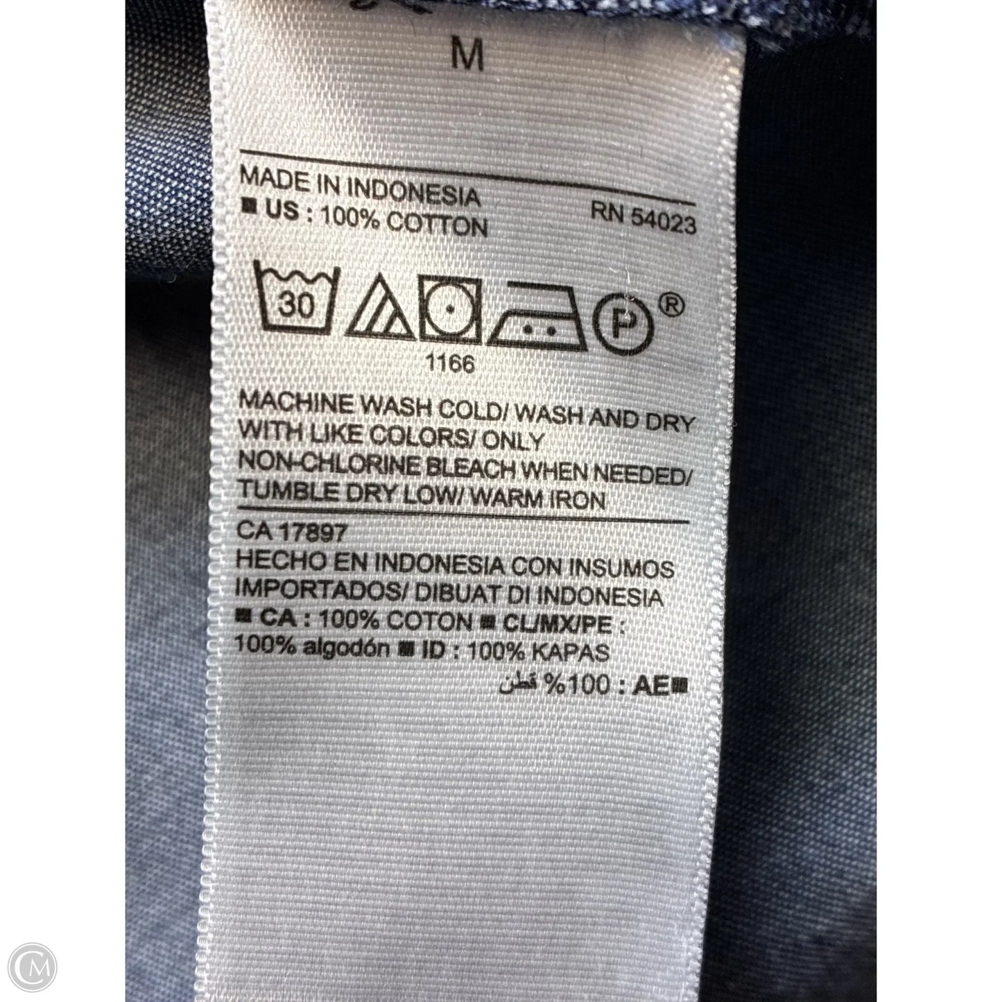 Dress Casual Short By Old Navy In Blue, Size: M