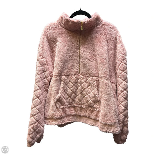 Sweatshirt Collar By No Boundaries In Pink, Size: 3x