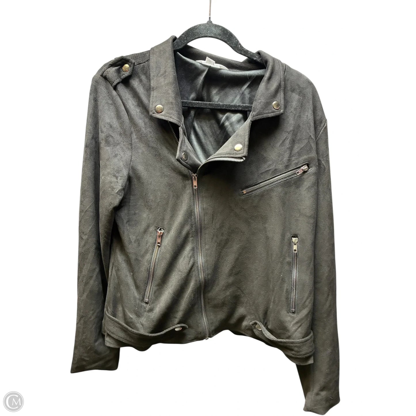 Jacket Moto By Market & Spruce In Black, Size: L