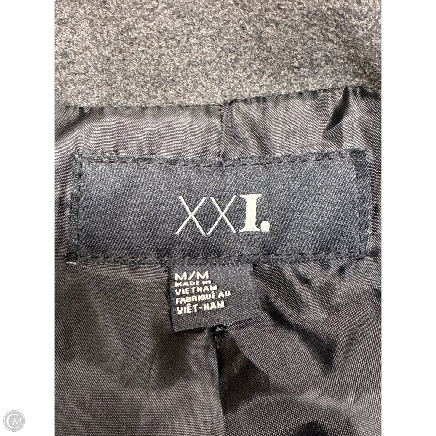 Coat Trench Coat By Forever 21 In Grey, Size: M