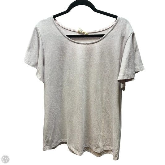 Top Short Sleeve By Cmf In Pink, Size: M