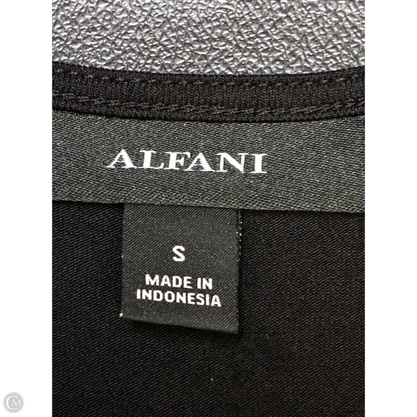 Top Sleeveless By Alfani In Black, Size: S