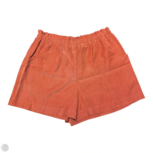 Shorts By Simply Vera In Orange, Size: 1x
