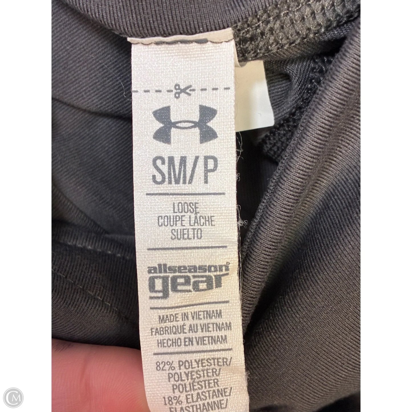 Athletic Pants By Under Armour In Grey, Size: S