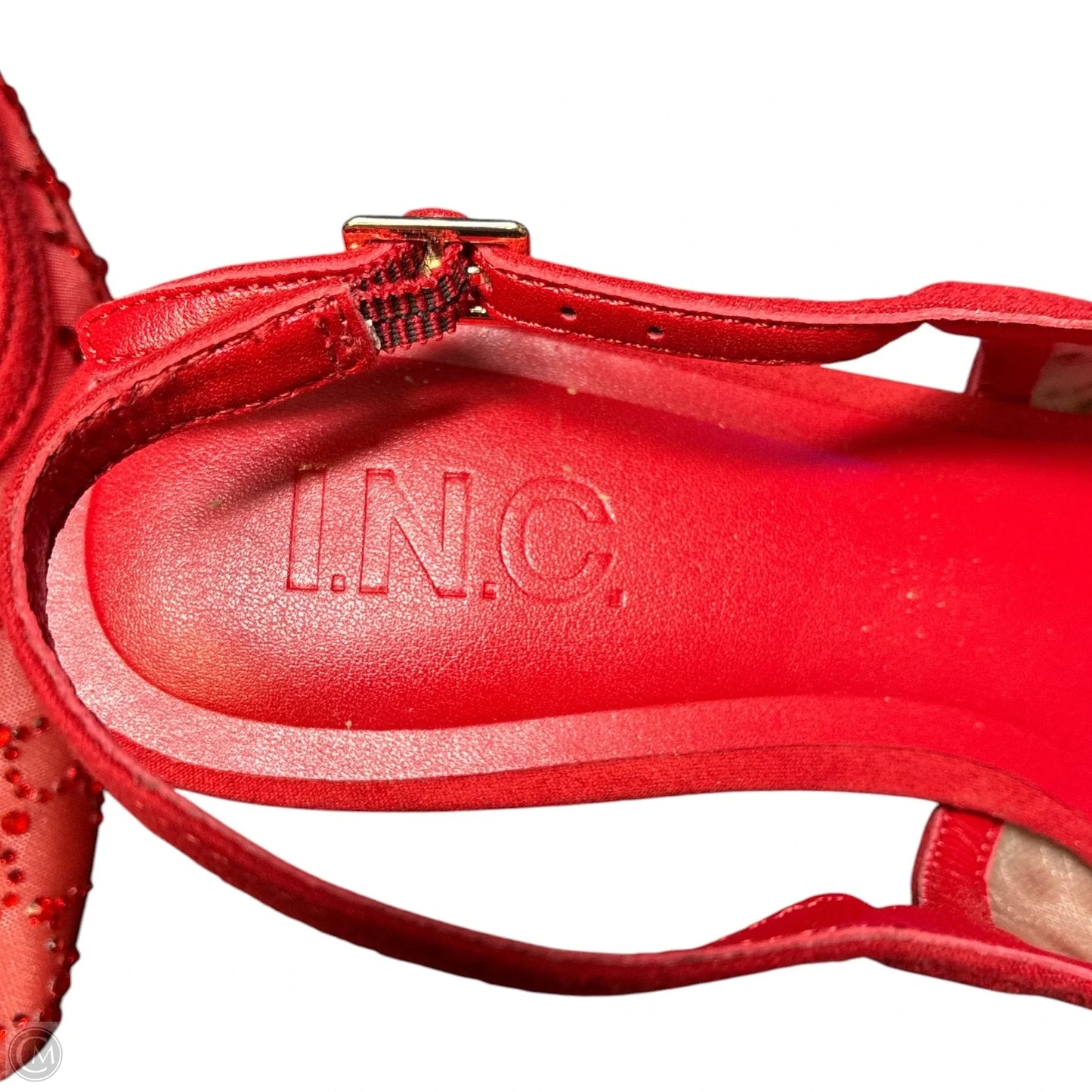 Shoes Heels Kitten By Inc In Red, Size: 7