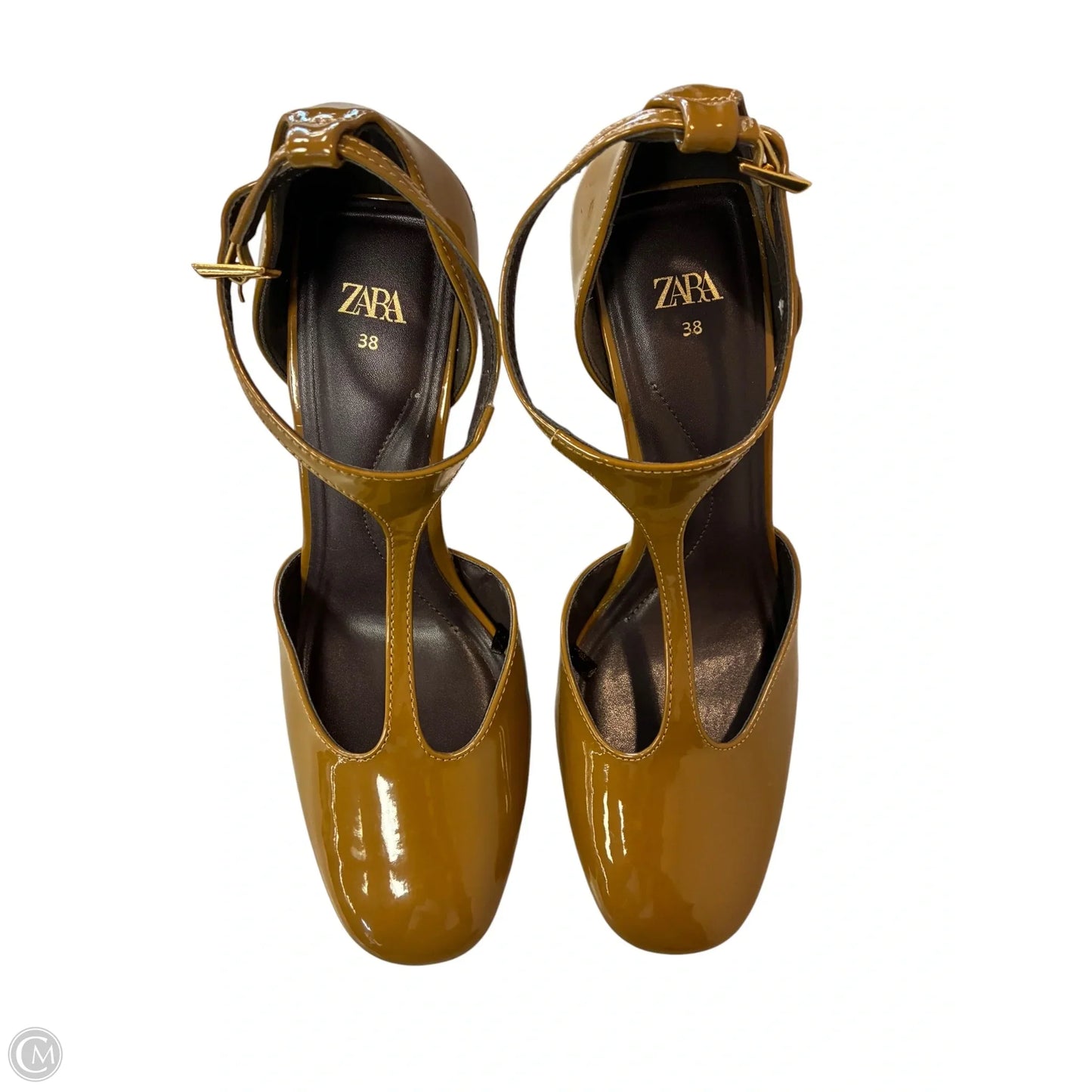 Shoes Heels Stiletto By Zara In Brown, Size: 7.5