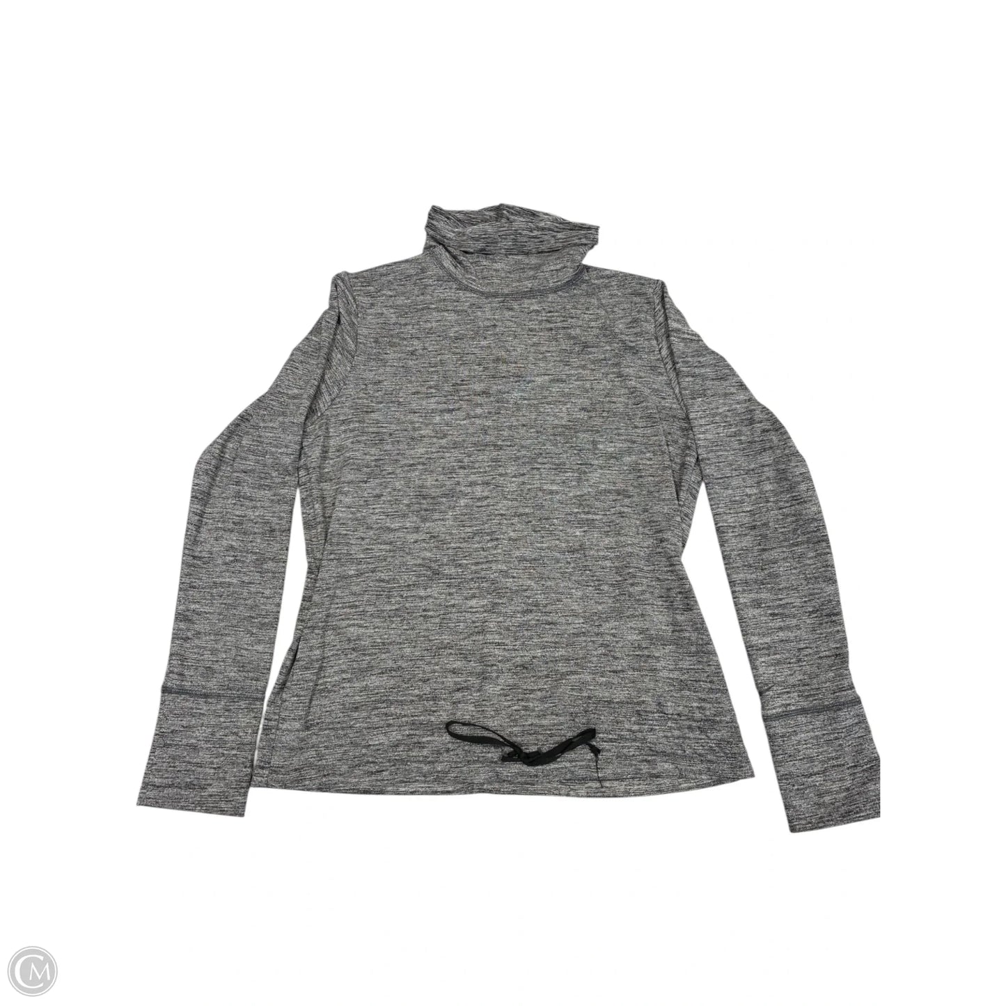 Sweatshirt Collar By Nike In Grey, Size: M