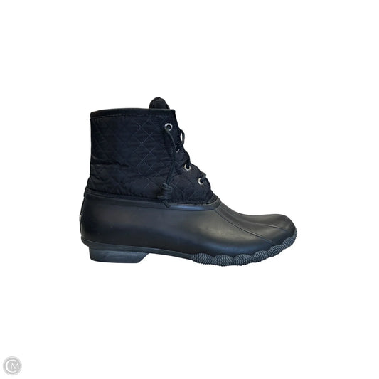 Boots Rain By Sperry In Black, Size: 10