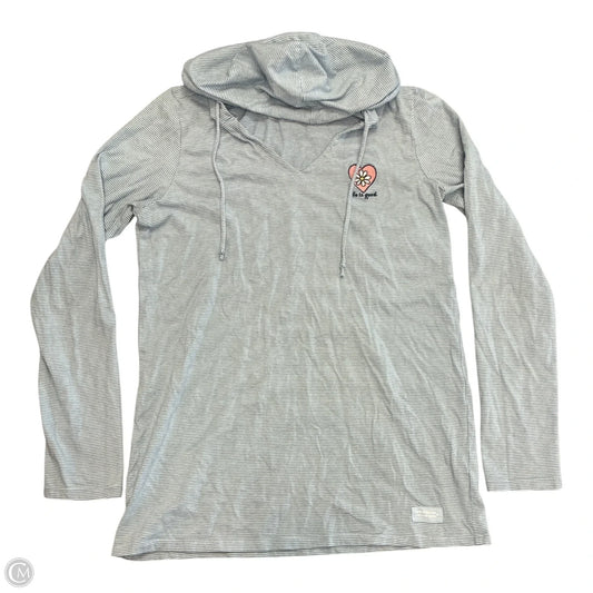 Top Long Sleeve By Life Is Good In Striped Pattern, Size: S