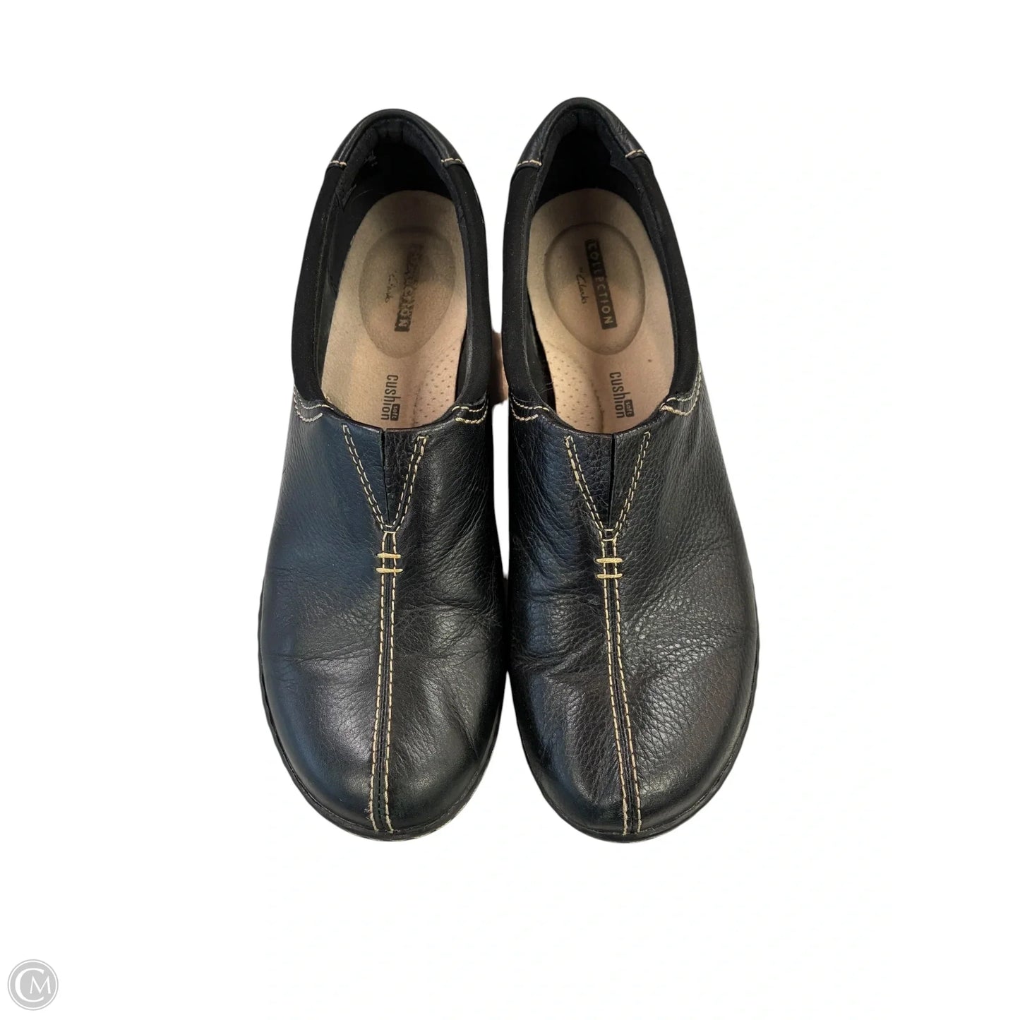 Shoes Flats By Clarks In Black, Size: 8