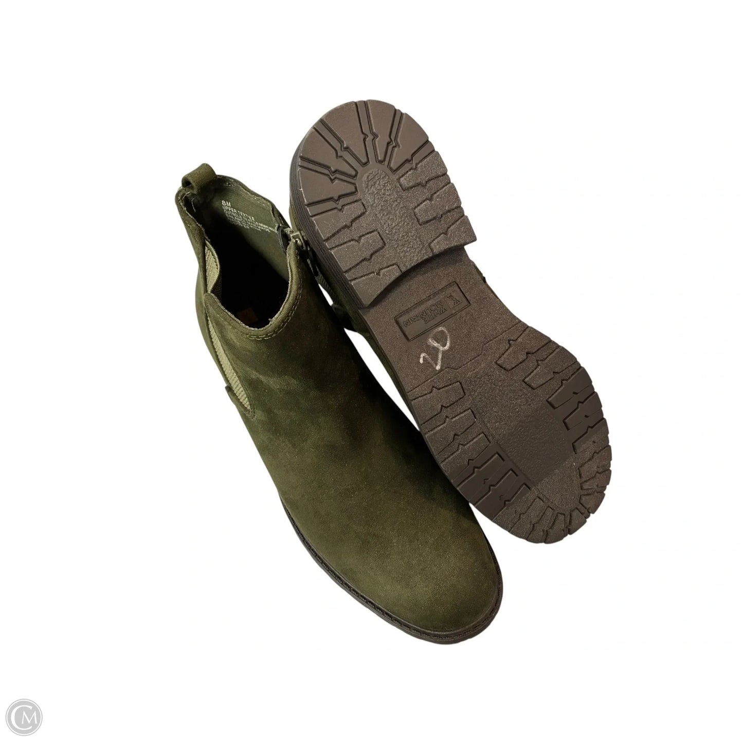 Boots Ankle Heels By White Mountain In Green, Size: 8