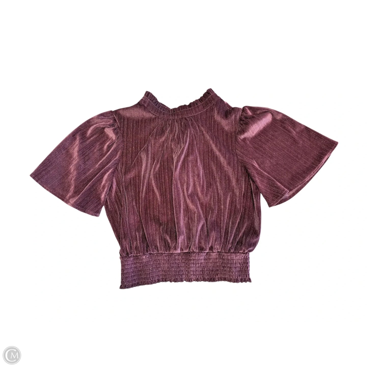 Top Short Sleeve By Voy In Pink, Size: S