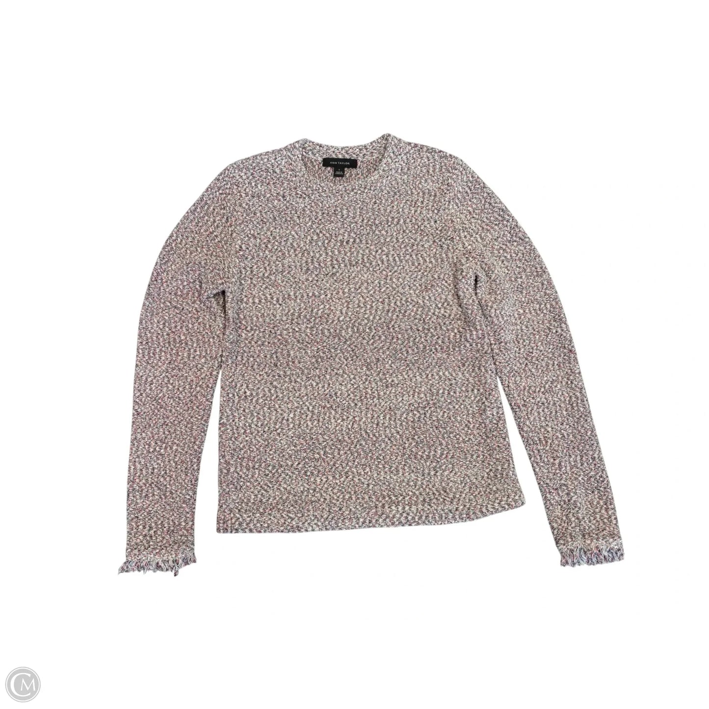 Sweater By Ann Taylor In Black & Red, Size: S