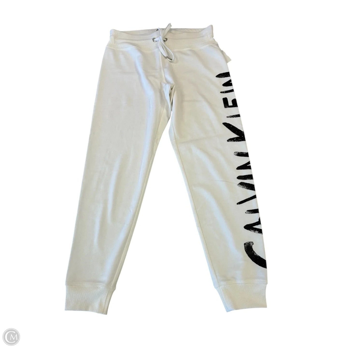 Pants Joggers By Calvin Klein In Cream, Size: S