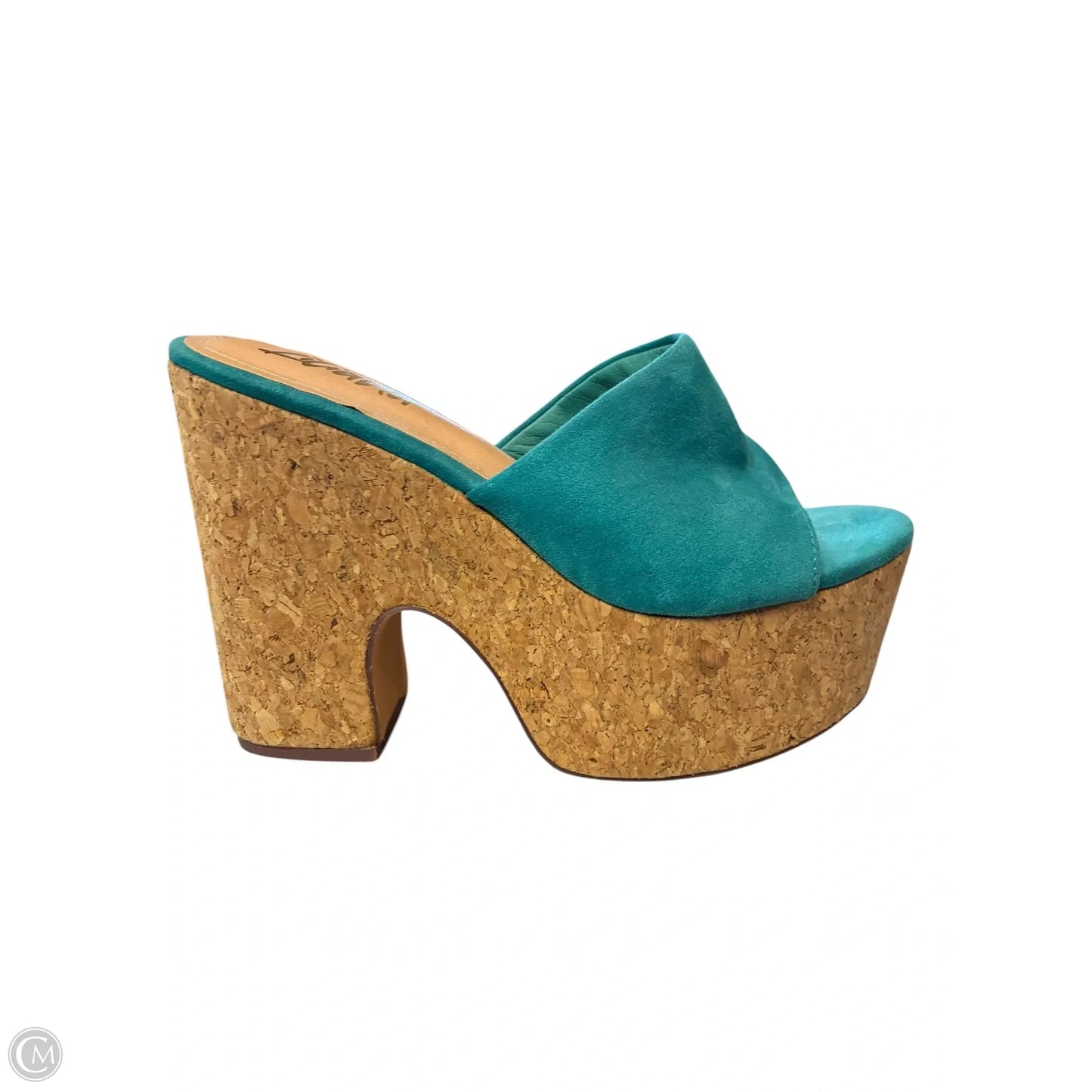 Shoes Heels Block By Liliana In Blue, Size: 10