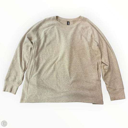 Sweatshirt Crewneck By Kirkland In Tan, Size: Xl