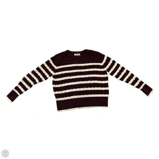 Sweater By Lands End In Striped Pattern, Size: S