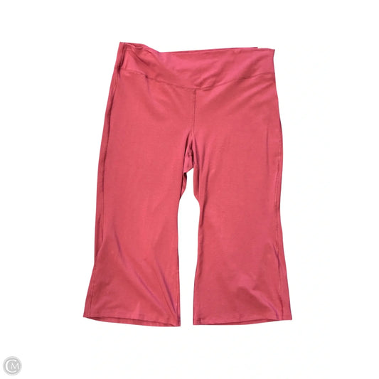 Athletic Capris By Old Navy In Red, Size: 3x