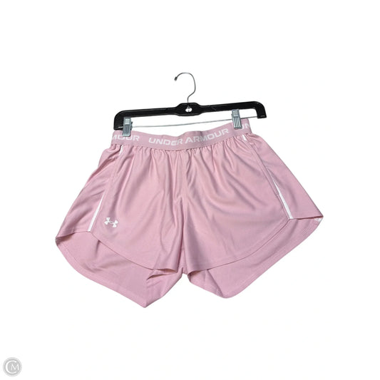 Athletic Shorts By Under Armour In Pink, Size: Xs