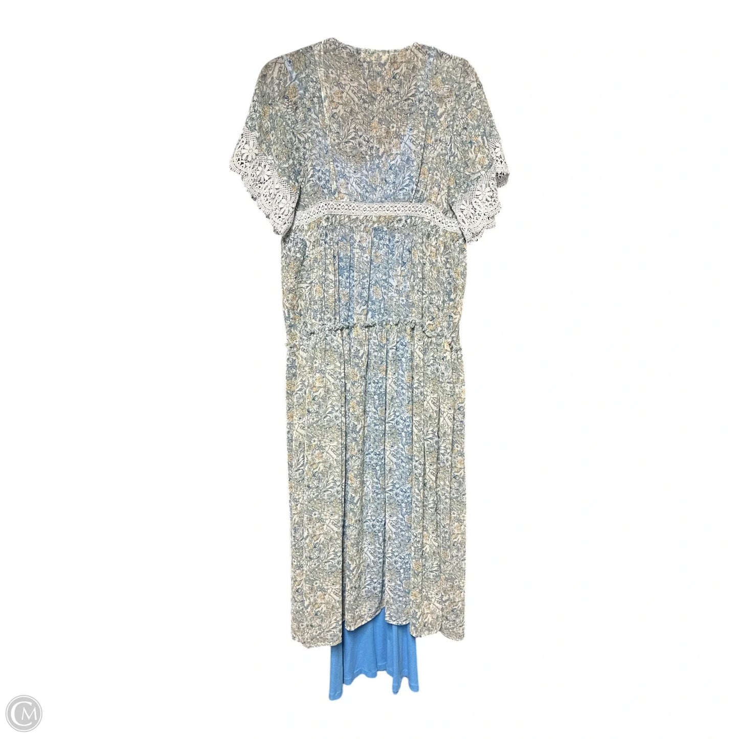 Dress Casual Maxi By Cmf In Blue, Size: S