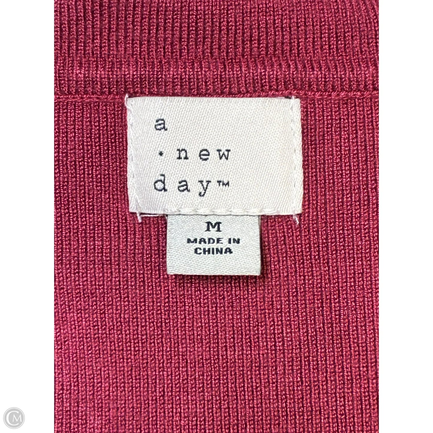 Top Sleeveless By A New Day In Red, Size: M