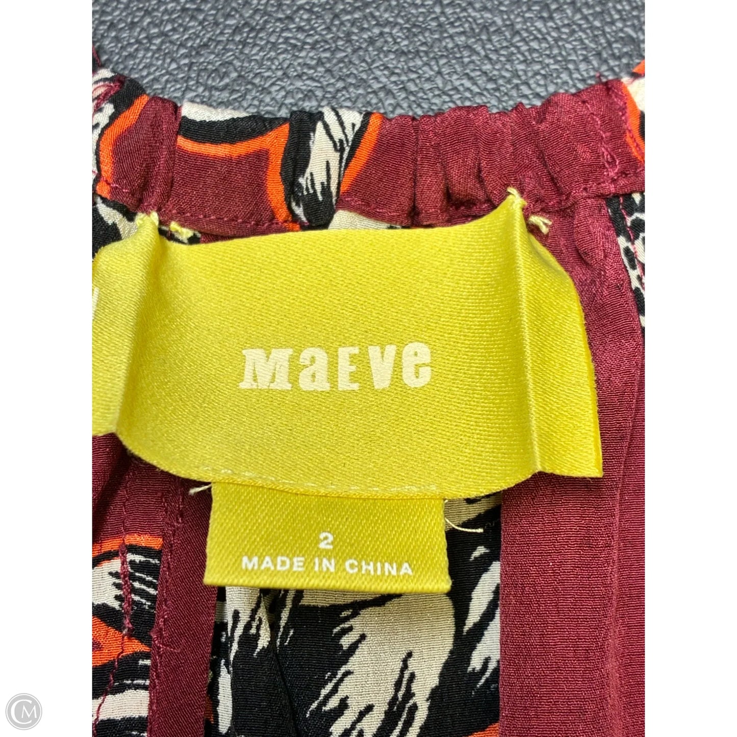 Top Sleeveless Basic By Maeve In Red, Size: Xs