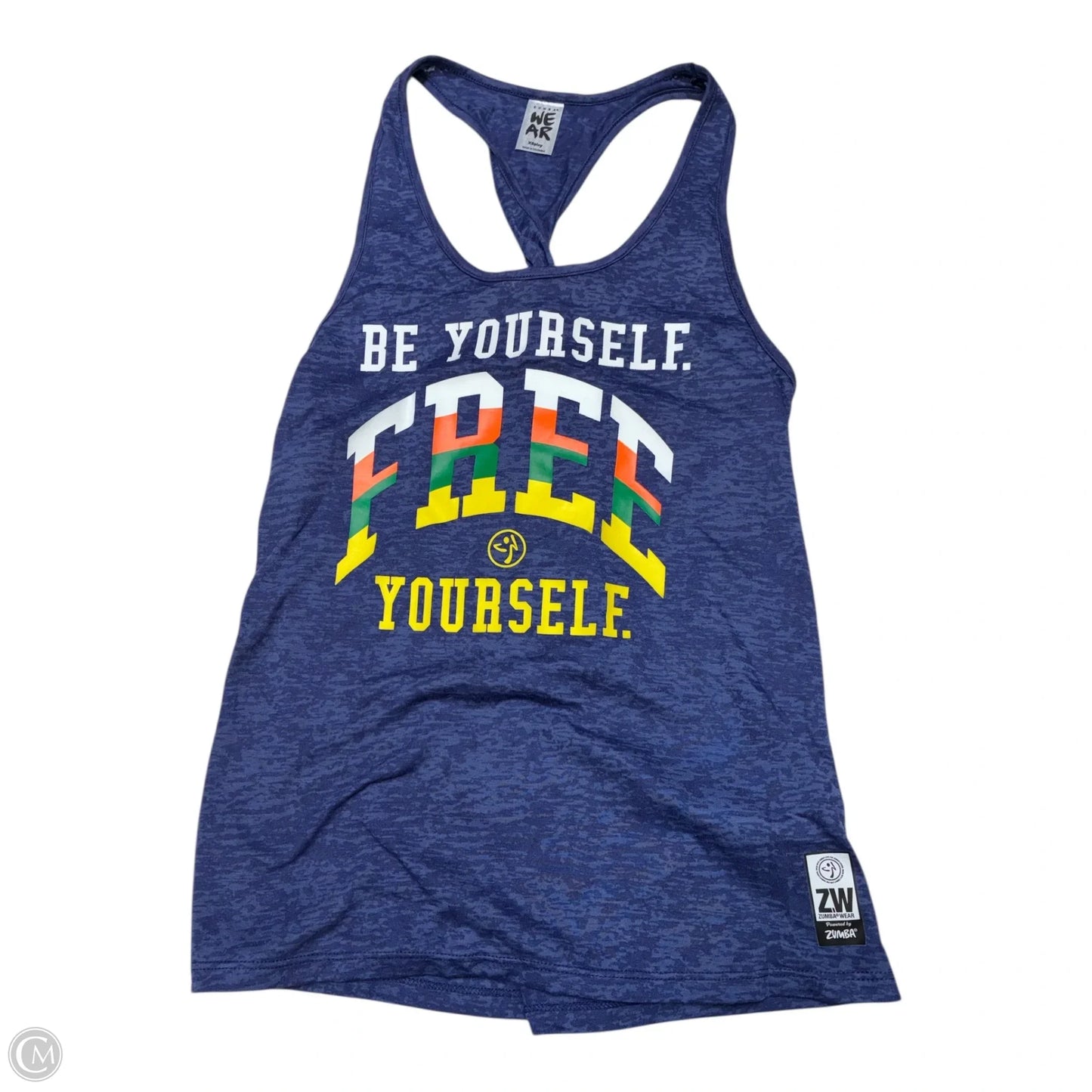 Athletic Tank Top By Zumba In Blue, Size: Xs