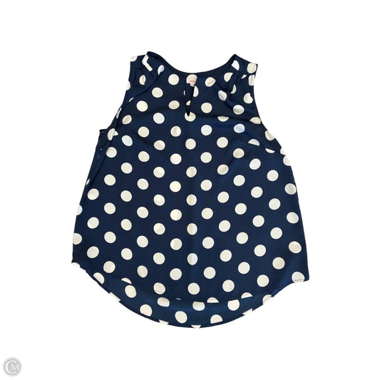 Top Sleeveless By Pixley In Polkadot Pattern, Size: 1x