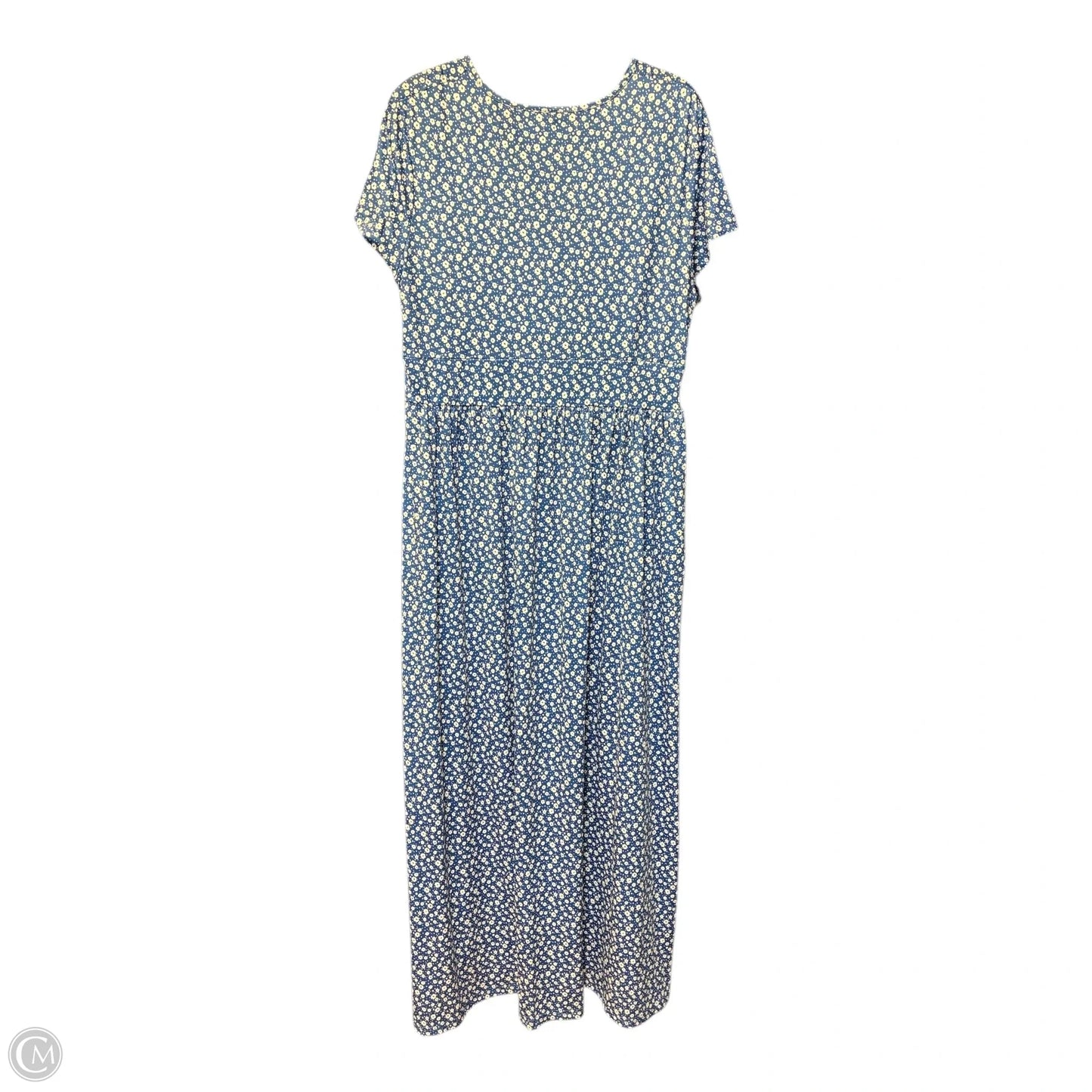 Dress Casual Maxi By Cmf In Blue, Size: 2x