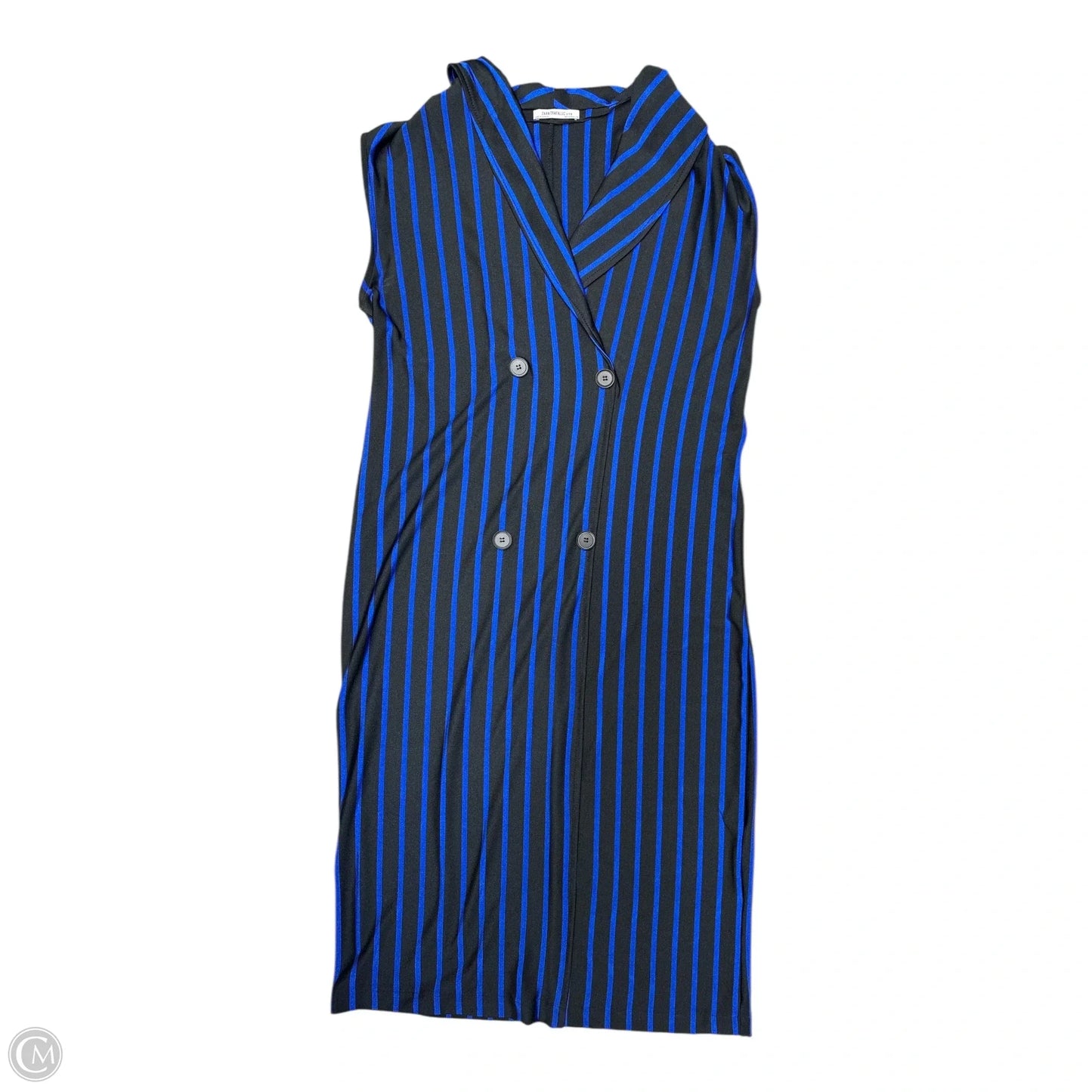 Dress Casual Maxi By Zara In Striped Pattern, Size: S