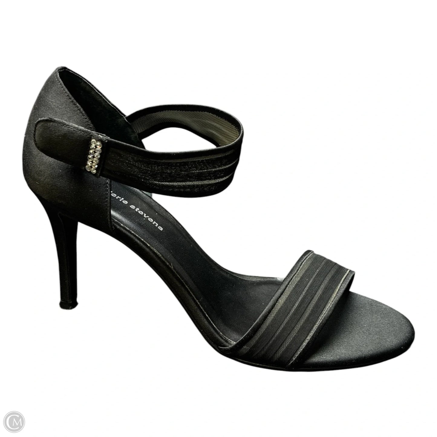 Sandals Heels Stiletto By Valerie Stevens In Black, Size: 7