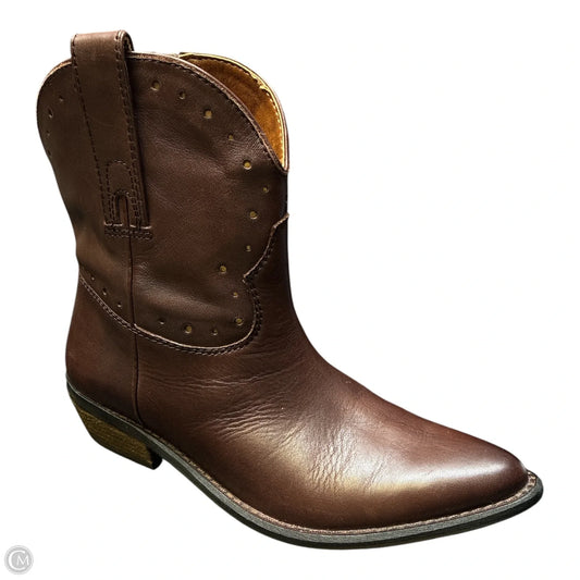 Boots Western By Lucky Brand In Brown, Size: 7.5