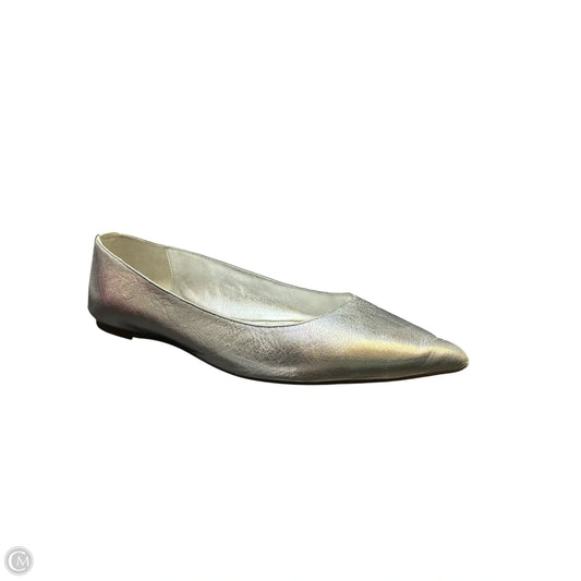 Shoes Flats By Michael By Michael Kors In Silver, Size: 9