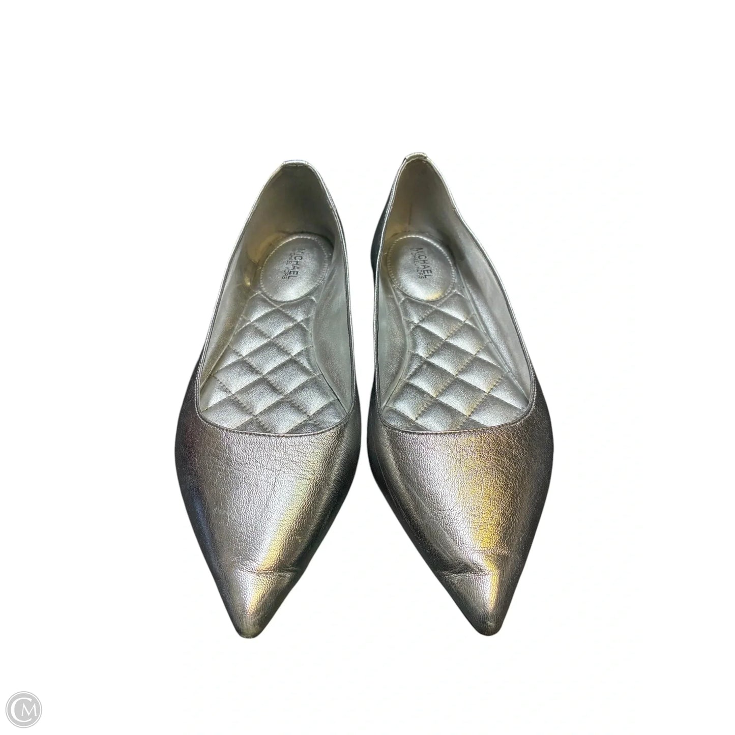 Shoes Flats By Michael By Michael Kors In Silver, Size: 9