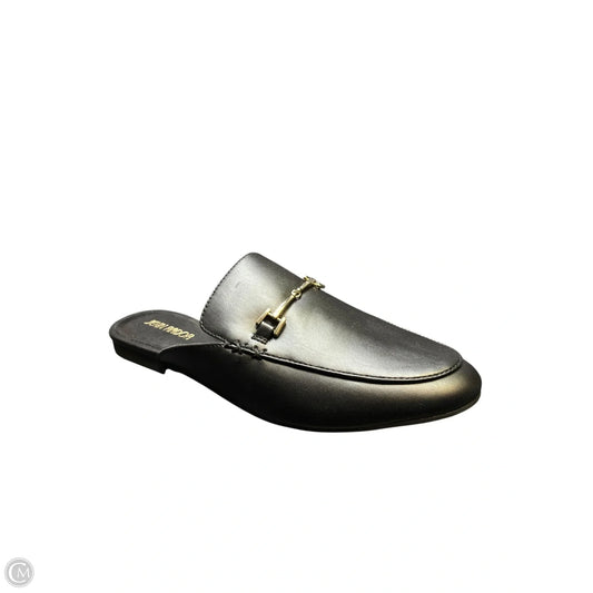 Sandals Flats By Clothes Mentor In Black, Size: 8.5