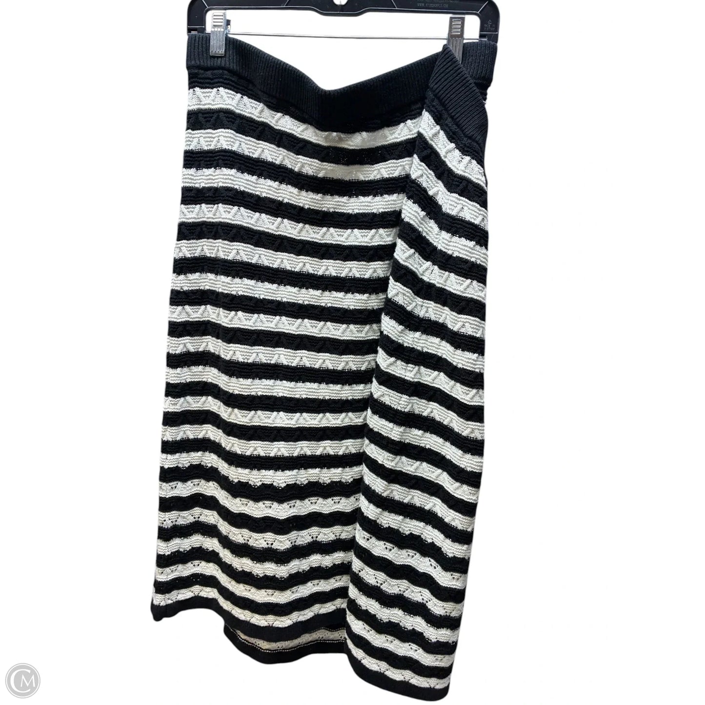 Skirt Midi By Talbots In Striped Pattern, Size: 3x