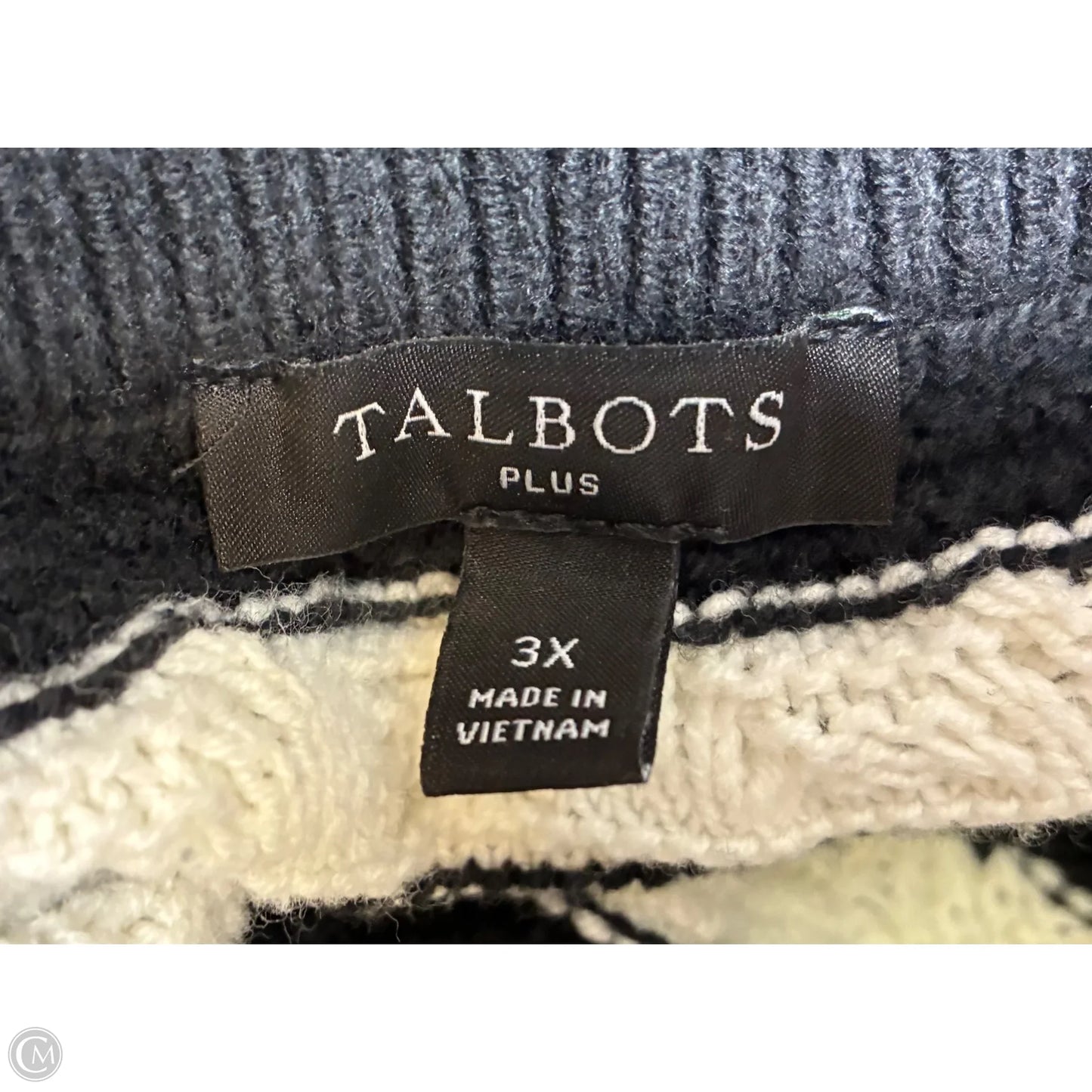 Skirt Midi By Talbots In Striped Pattern, Size: 3x