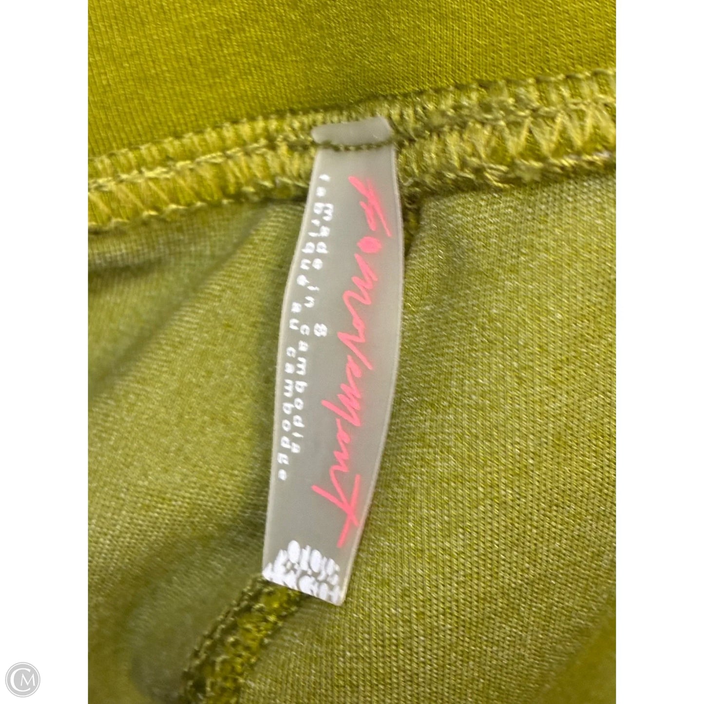 Athletic Leggings By Free People In Green, Size: Xl