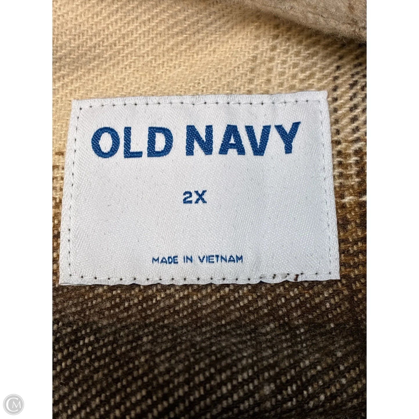 Jacket Shirt By Old Navy In Plaid Pattern, Size: 2x