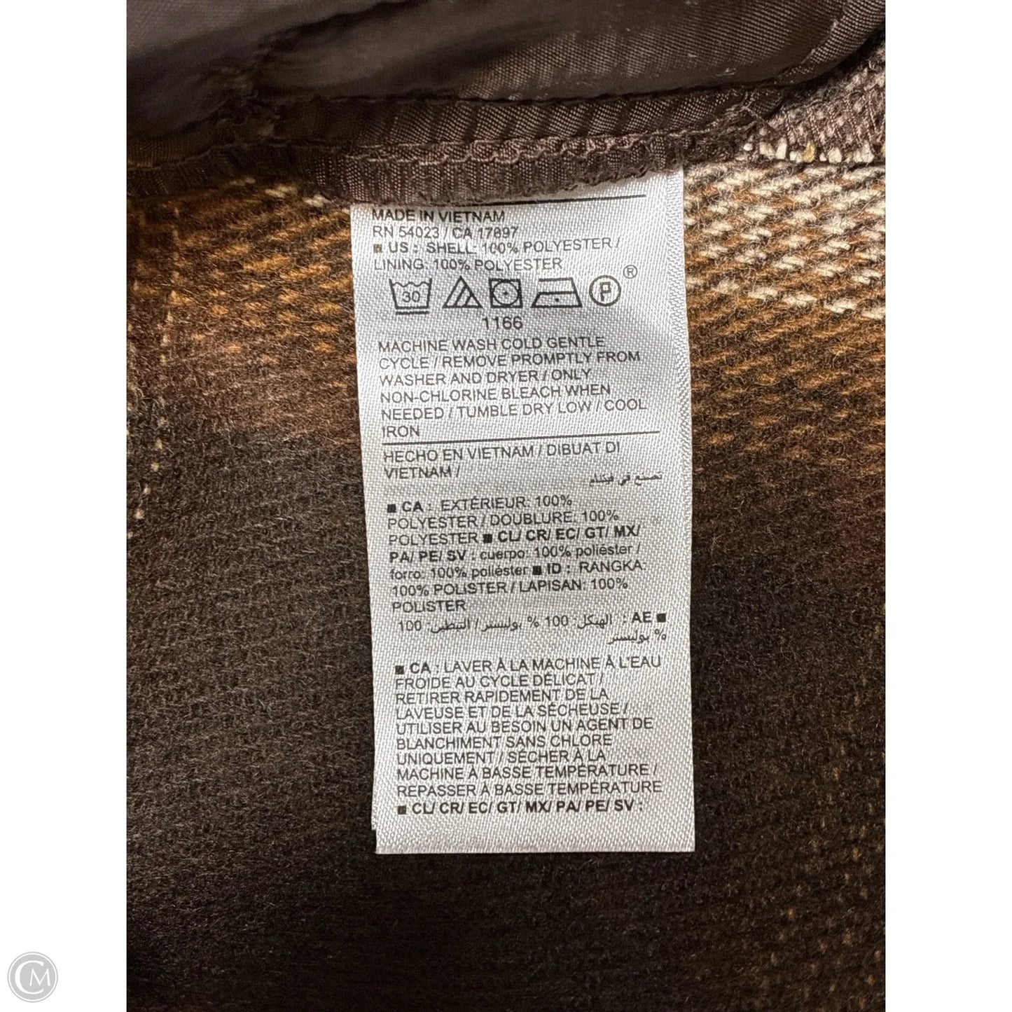 Jacket Shirt By Old Navy In Plaid Pattern, Size: 2x